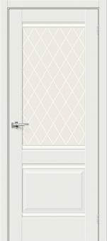 Межкомнатная дверь Прима-3 white mat Межкомнатная дверь Прима-3 white mat