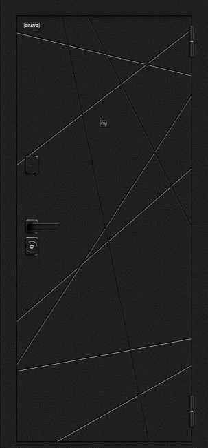 Входная дверь Граффити-5/SBlack Букле черное/Snow Art Входная дверь Граффити-5/SBlack Букле черное/Snow Art