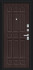 Входная дверь Мило МФ/BChrome Букле черное/Wenge Melinga Входная дверь Мило МФ/BChrome Букле черное/Wenge Melinga