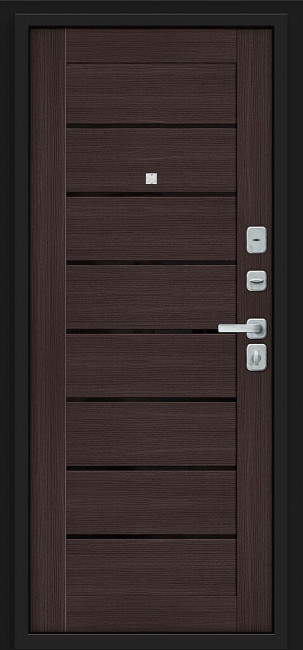 Входная дверь Прайм/BChrome Almon/Wenge Melinga Входная дверь Прайм/BChrome Almon/Wenge Melinga