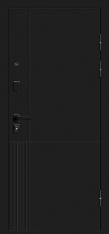 Входная дверь Optim Z-2 Нео Зеркало Муар черный/Белый Входная дверь Optim Z-2 Нео Зеркало Муар черный/Белый