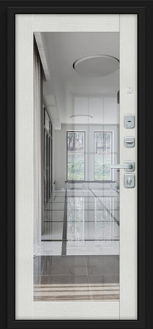 Входная дверь Флэт/BChrome Almon/Bianco Melinga Входная дверь Флэт/BChrome Almon/Bianco Melinga