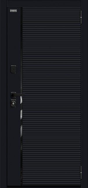 Входная дверь Лайнер/SBlack Black Shell/White Silk