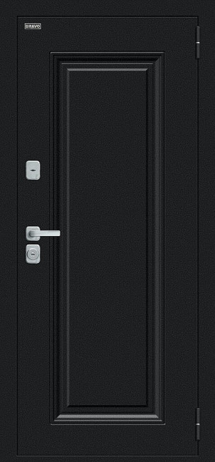Входная дверь Thermo Флэш МФ/BChrome Букле черное/Cappuccino Melinga Входная дверь Thermo Флэш МФ/BChrome Букле черное/Cappuccino Melinga